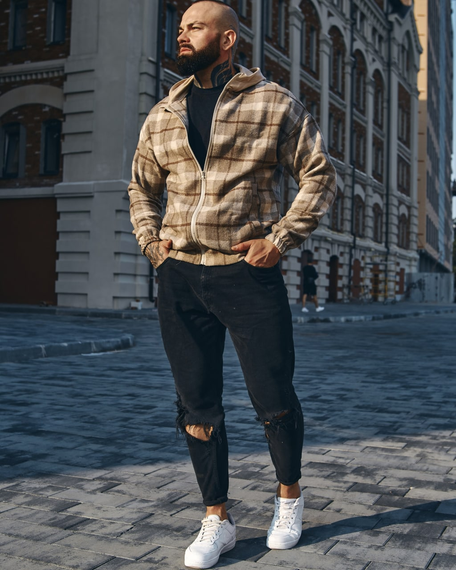 Куртка-сорочка бежевий S | Зображення 1