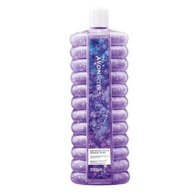 Піна для ванни Avon Senses «Лавандовий спокій» 1000 мл — аромат лаванди та мускусу, релаксуюча піна для ванни