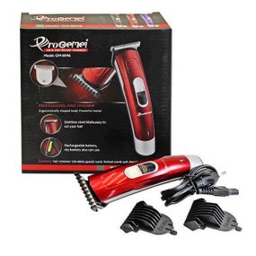 Аккумуляторный универсальный триммер для стрижки Gemei GM-6046, Электромашинка LZ-973 для волос