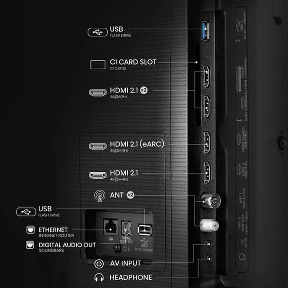 LED-телевізор Hisense 85E7Q PRO | Зображення 4