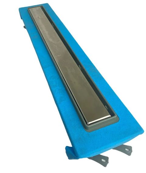 Душевой канал с горизонтальным фланцем Maxiflow Standart Line 60 см решетка Под плитку 4022.TY050K.060.1