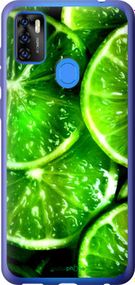 Чохол на ZTE Blade A7S 2020 Зелені часточки лимона "852u-2454-2448"