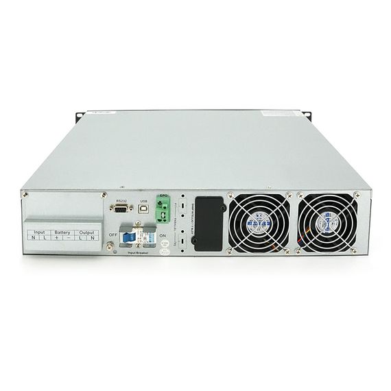 ИБП з правильною синусоїдою ONLINE Ritar RT-6KL-LCD, RACK 6000VA (5400Вт), 192В, Струм макс. 5A, під зовнішній АКБ, (482*420*87)) | Зображення 3