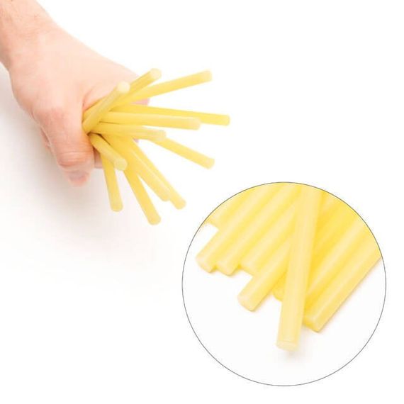 Комплект стрижнів клейових жовтих 7,4*200 мм, 12 од. INTERTOOL RT-1051 | Зображення 3