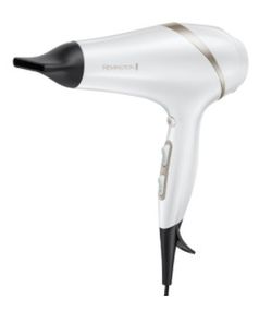 Фен Remington AC8901 HYDRAluxe, 2300 Вт, АС-мотор, 3 темп.\2 скорости, ионизация, 130 км\час, белый (AC8901)