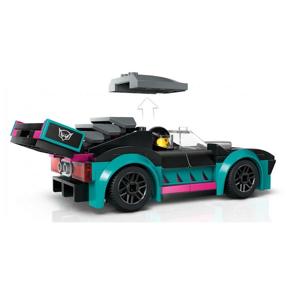 Конструктор LEGO City Автомобіль для перегонів й автовоз 328 деталей (60406) | Зображення 4