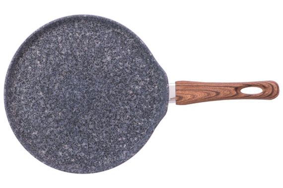 Сковорода для млинців антипригарна Kamille — 280 мм Granite