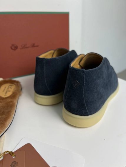 Лофери Loro Piana Open Walk темно-синього кольору ob435 | Зображення 3