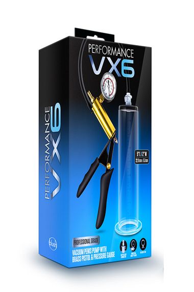 Вакуумна помпа VX6 VACUUM PENIS Pump CLEAR, Черный | Зображення 1