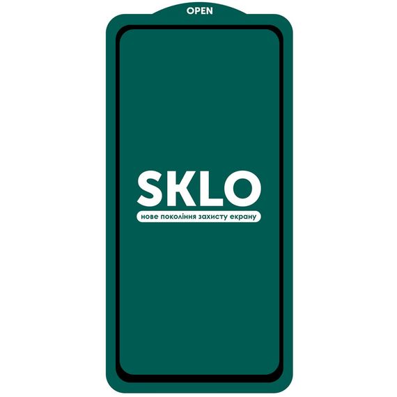 Захисне скло SKLO 5D (тех.пак) для Xiaomi Poco X6 Pro / F6 Чорний