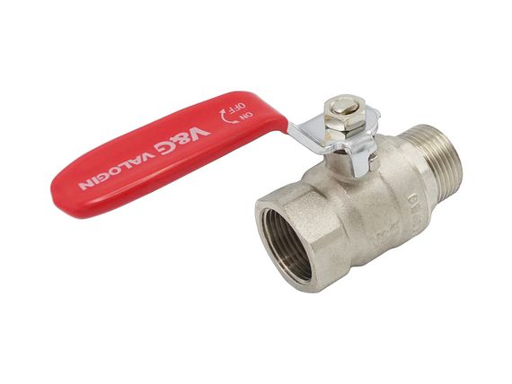Кран кульовий Valogin Optima 3/4" ВЗ червона ручка VG-101202 1/12 шт | Зображення 3