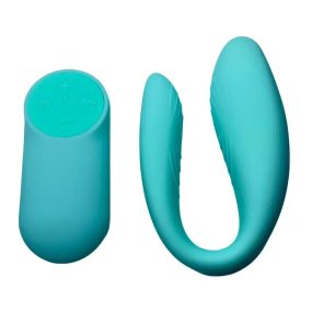 Вибратор для пар Passion Play с пультом, 18 режимов вибрации, бирюзовый sexstyle