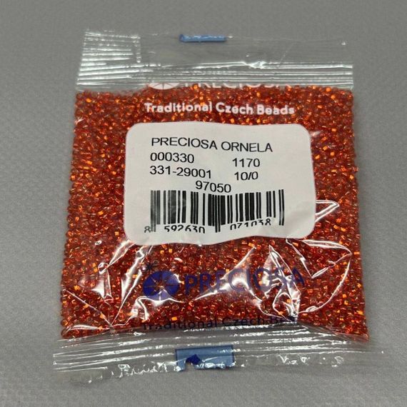 Бісер чеський Preciosa 10/0, колір 97050 - 50 г | Зображення 1