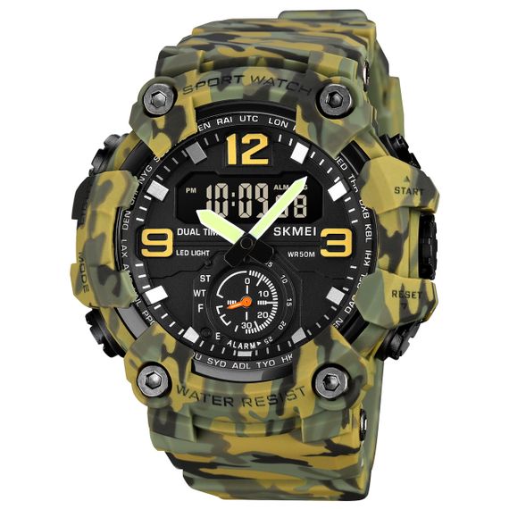Годинник S2kmei 1965CMGN camo green.
