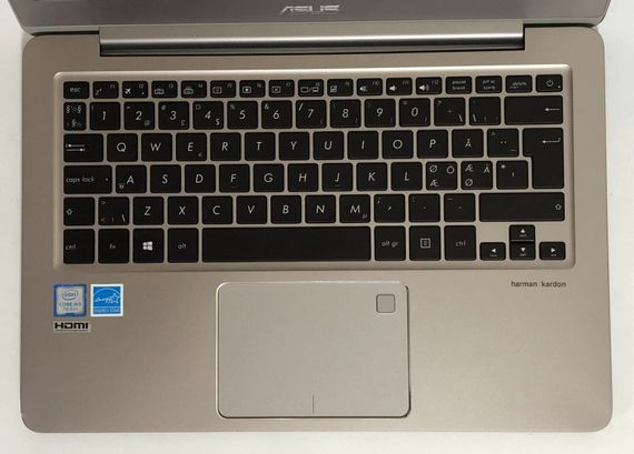 Ультрабук Asus ZenBook UX330C / 13.3" (1920x1080) IPS / Intel Core m3-7Y30 (2 (4) ядра по 1.0 - 2.6 GHz) / 8 GB DDR4 / 256 GB SSD / Intel HD Graphics 615 / WebCam / Win 10 Home б/в | Зображення 7