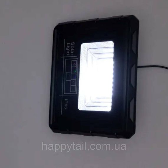 Уличный LED фонарь на солнечной батарее 100 Вт 60 LED прожектор с пультом и панелью HP-5-73 | Зображення 3