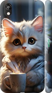 Чохол на Huawei Honor 8S Білий кіт "5646m-1679-2448"