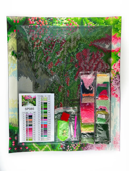 Алмазна мозаїка Пейзаж з альтанкою 40х50 см ColorArt  SP085 | Зображення 1