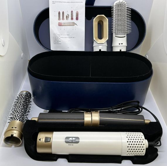 Стайлер Для волосся 5 в 1 + Коробка Чохол Hot Air Styler ДАЙСОН WHITE | Зображення 1
