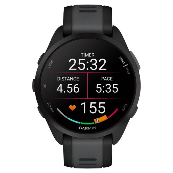 Смарт-годинник Garmin Forerunner 165 Music, Black/Slate Grey, GPS (010-02863-30) | Зображення 1