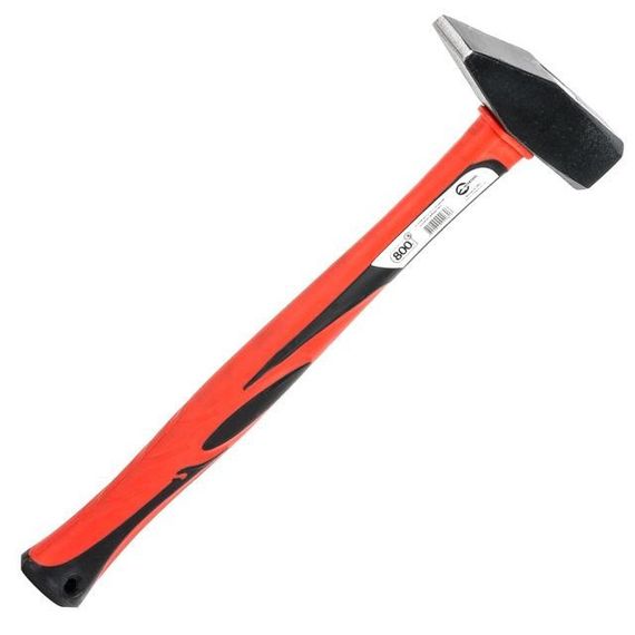 Молоток 800 г.ручка з фібергласу INTERTOOL HT-0208 | Зображення 8