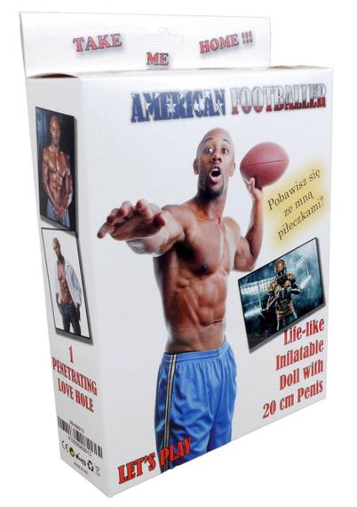 Надувна лялька - American Footballer Male Doll | Зображення 3