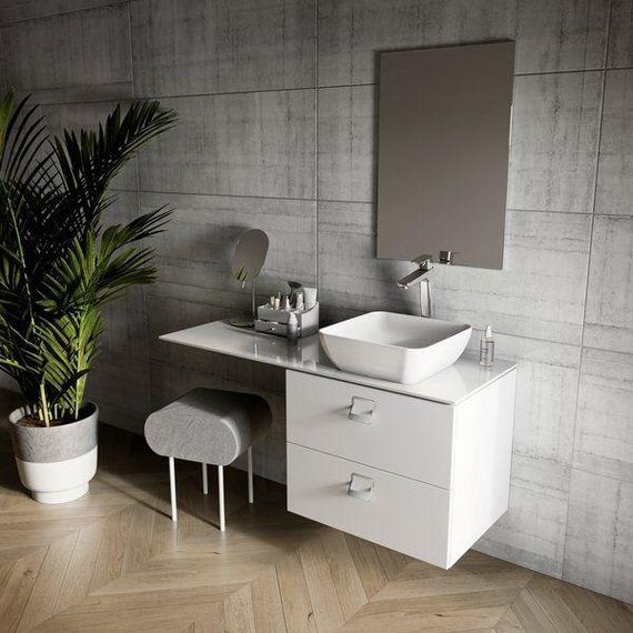 Тумба под умывальник Ravak SD Comfort 600 белый/белый | Зображення 6