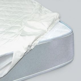 Наматрацник стьобаний з бортами Viluta Ранфорс 21651 180x200 см білий