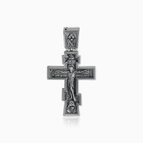 Хрест срібний з розп'яттям Artsriblo артA273п