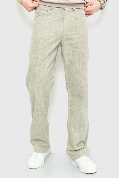 Штани чоловічі класичні, колір оливковий, 167R955