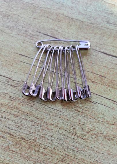 Шпильки англійські металеві комплект 10шт 3,5см