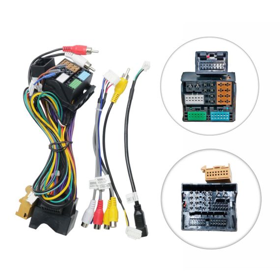 Перехідник живлення серії QIV з адаптером CAN-BUS для Audi QBR-W AU-4101 (дрот)