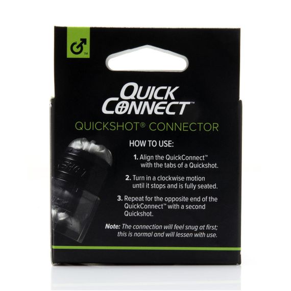 Адаптер Fleshlight Quickshot Quick Connect для соединения двух Квикшотов в одну игрушку Sex Aura | Зображення 3