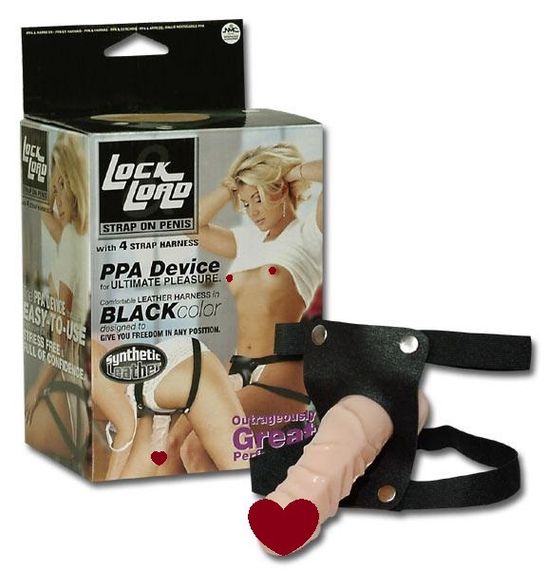 Страпон LOCK&LOAD sexstyle