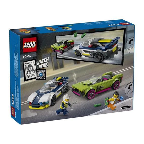 Конструктор LEGO City Переслідування маслкара на поліцейському автомобілі 213 деталей (60415) | Зображення 7