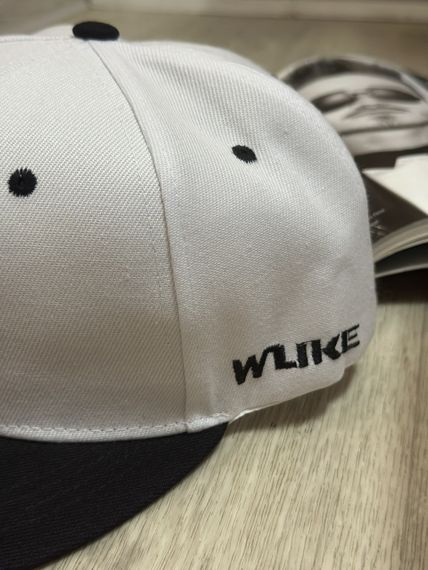 Кепка снепбек (Snapback) лист конопли Бело-черный  56-61р  (9077) | Зображення 2