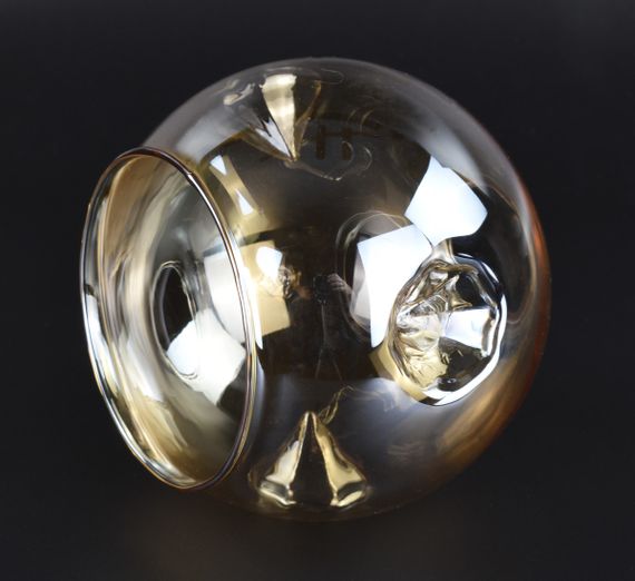 Плафон патрон E27 51810-am 9х11х13 см янтарний | Зображення 1