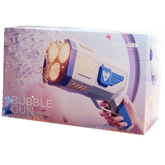 Пистолет с мыльными пузырями SHT 333-16 на 36 отверстий + 2xbottle 150ml Blue | Зображення 2