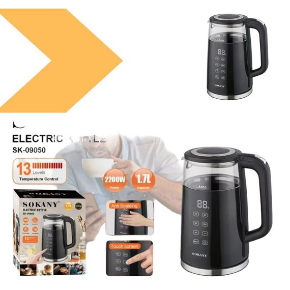 Електричний чайник зі швидким кип'ятінням Sokany SK-09050 (45151-SK-09050_1099) | Зображення 6