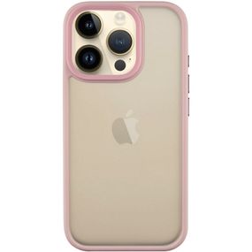 TPU+PC чохол Metal Buttons для Apple iPhone 16 Pro Max (6.9") Рожевий