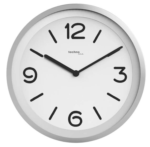 Годинник настінний Technoline WT7400 Silver (WT7400) (DAS301570)