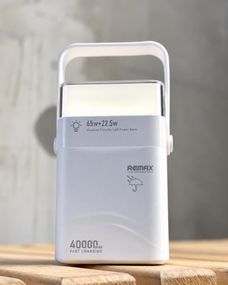Павербанк Remax FP-3 40000mAh 65W зовнішній акумулятор потужний зарядний пристрій для ноутбука та смартфона