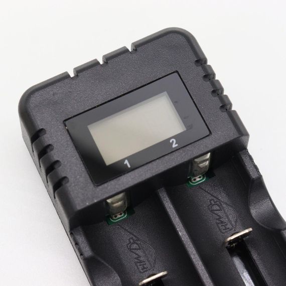 Универсальное зарядное устройство на 2 аккумулятора 18650 Li-ion, HD-8991А / Зарядка для батареек с дисплеем | Зображення 3