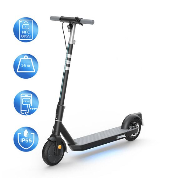 Електросамокат OKAI ES20-NEON Black | Зображення 1