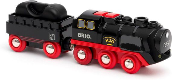 Моторизований поїзд BRIO World 33884 на батарейках і з парою | Зображення 1