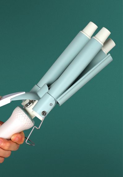 Плойка для волос тройная с регулятором температуры фарфоровая VGR HP-V-595 | Зображення 8