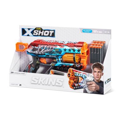 Іграшкова зброя Zuru X-Shot Швидкострільний бластер Skins Griefer Apocalypse (12 патронів) (36561E) | Зображення 2