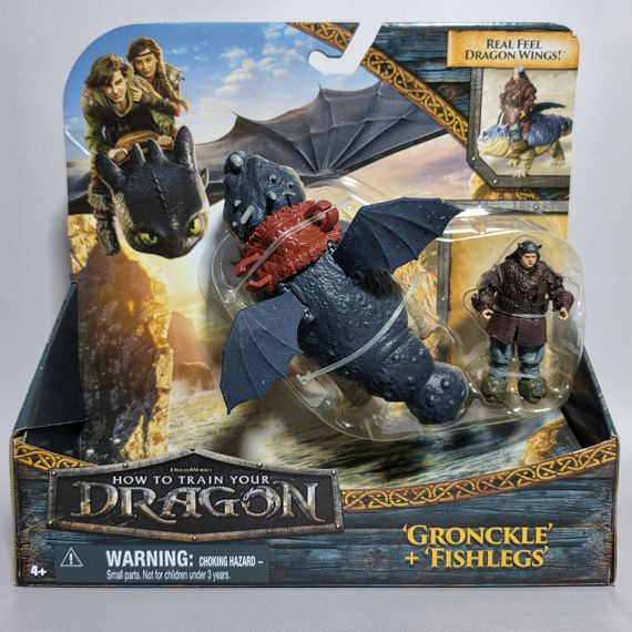 Ігровий набір Dreamworks Dragons Як приборкати дракона Дракон Сарделька та вершник Рибоніг | Зображення 8