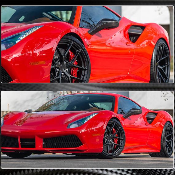 Накладки на задні крила (2015-2019, Карбон) для Ferrari 488 GTB рр | Зображення 3