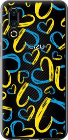 Чехол на Meizu 16S Сердца UA "5292u-1701-17620"